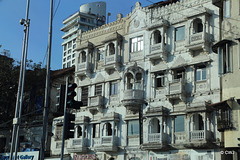 Buildings on Marine Drive, Bombay