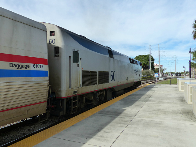 Amtrak No. 60 at West Palm Beach (3) - 29 January 2016