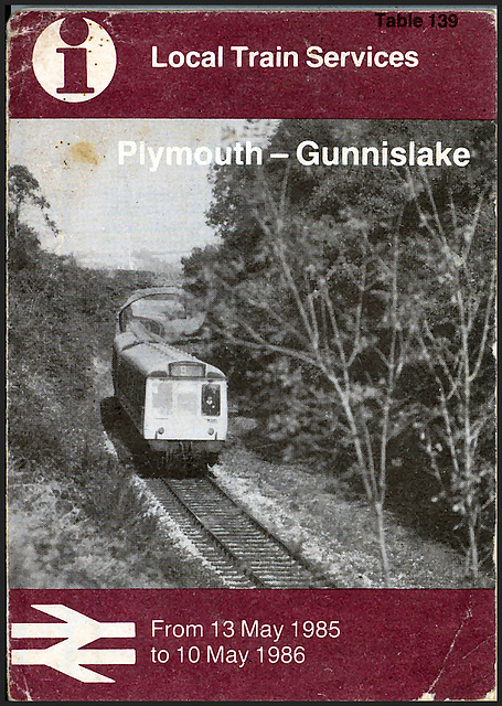 Plymouth-Gunnislake 1985