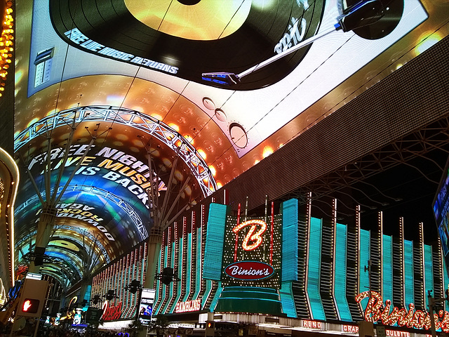 The spectacle of Fremont Street