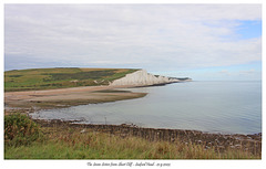 The Seven Sisters from Short Cliff - Seaford Head - 21 9 2022