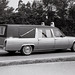 Black and White Cadillac Hearse