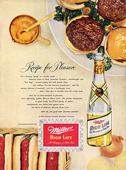 Miller Beer Ad, 1954