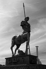 Modern Centaur statue at Pompeii