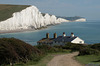 The Seven Sisters from the old coastguards cottages.