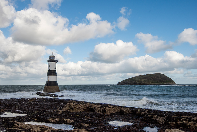 Penmon lighthouse and Puffin Island8
