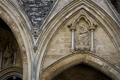 Door arch detail, Salisbury Cathedral