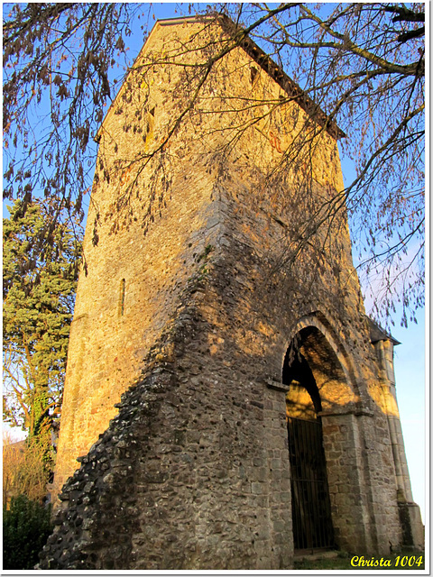 All what remains of the old church...