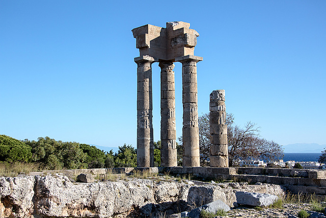 20151203 9549VRAw [R~GR] Akropolis von Rhodos, Monte Smith, Rhodos