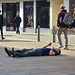 Man Lying on Buchanan Street, Glasgow