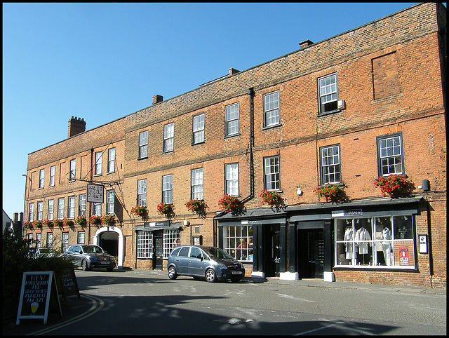 The George Hotel and shops