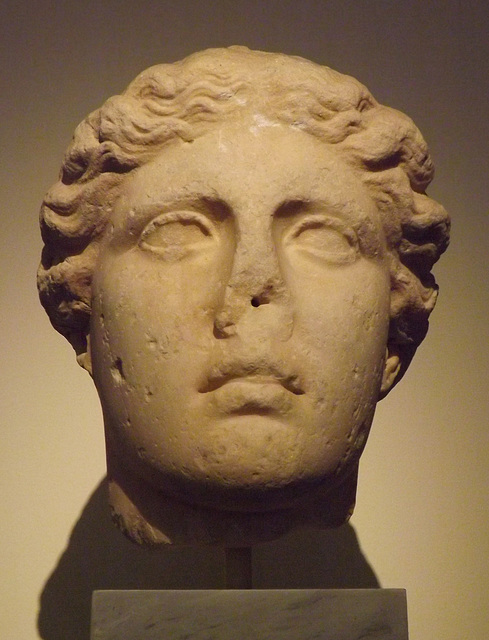 Female Head from Kavo-Krios in the National Archaeological Museum of Athens, May 2014