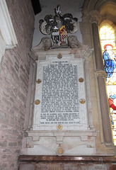 Memorial to Colonel Percy Archer Clive, Wormbridge Church, Herefordshire