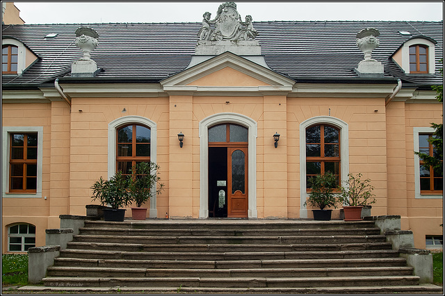 Freitreppe am Neuen Schloss Kunnersdorf