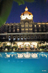 Taj Mahal Hotel Centre Tower from the poolside