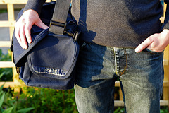 A Photographer with a Domke Bag