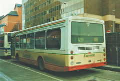 Rossendale Transport 113 (P213 DCK) in Rochdale – 27 Feb 1999 (411-16)