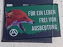 1 (125)...austria vienna...sticker..words...Antifa...for a life without exploitation