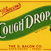 Bacon's Cough Drops Label, Harrisburg, Pa.