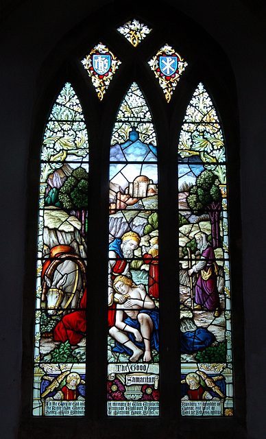 The Good Samaritan Window, Tealby Church, Lincolnshire