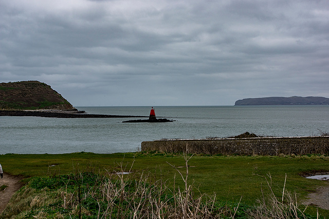 Penmon with Puffin Island and the Great Orme in the background