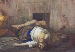 Detail of Tobit Burying the Dead by DiLione in the Metropolitan Museum of Art, January 2023