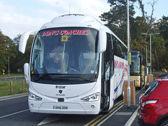 DSCF5311  Don's Coaches DH16 DON (YN16 WUP) and DN12 DON (YJ12 KFE) at Barton Mills - 31 Oct 2018