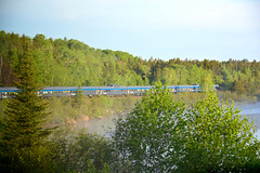 Canada 2016 – The Canadian – View of the front of the train