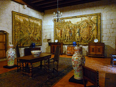 Guimaraes Castle- Room with Tapestries
