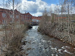 Ehemalige Papier- und Zellulosefabrik in Vestfossen