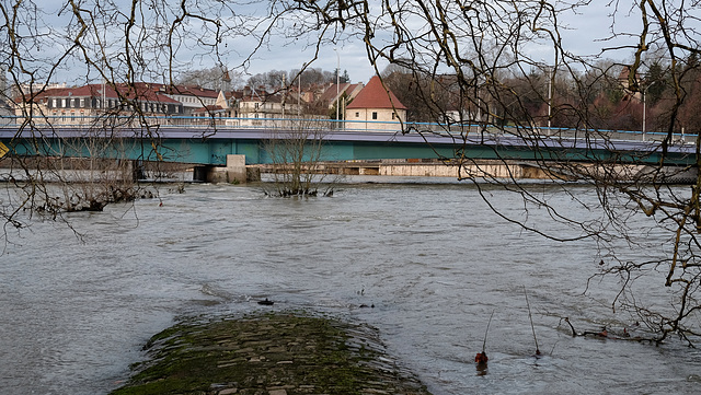 BESANCON: 2018.01.07 Innondation du Doubs due à la tempète Eleanor25
