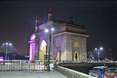 The Gateway to India, from the Taj Mahal Hotel - evening