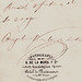 Angela Peralta Castera's autograph at the back