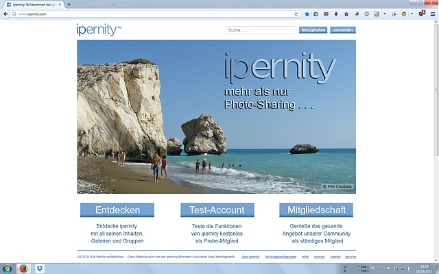 Neue ipernity Homepage - endgültige Version
