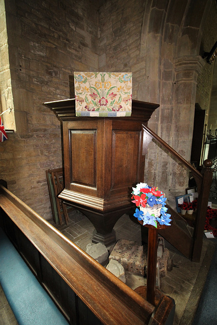 Pulpit, St Mary's Church, Southwick, Northamptonshire