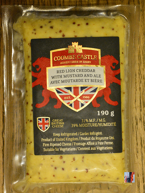 Red Lion Cheddar with mustard and ale