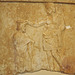 Detail of the Document Relief of Antiochos found near the Ilissos River in National Archaeological Museum in Athens, May 2014