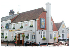 George Hotel George St, Hailsham 13 4 2024 western end from NW