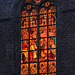 Stained glass window of the Sint Matthias Church
