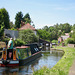 Bumblehole Lock on the Staffs and Worcs Canal