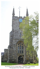 St Mary's Church Hailsham 13 4 2024 from W