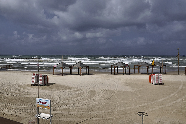 Windy Morning – Bograshov Beach, Tel Aviv, Israel