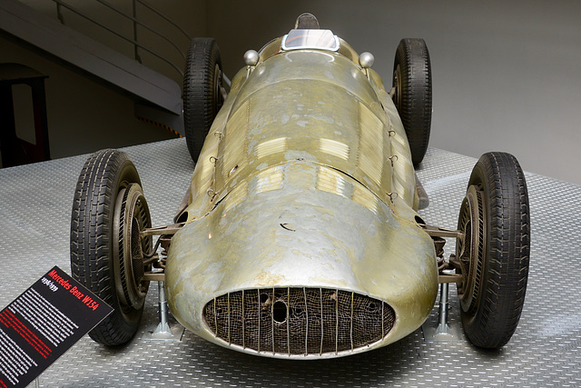 Prague 2019 – National Technical Museum – 1938 Mercedes-Benz W154 racing car