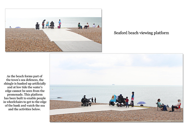 Beach viewing platform Seaford 23 8 2021