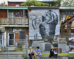 The Monument Maker's Yard – boul St-Laurent between St. Cuthbert and Bagg Streets, Montréal, Québec