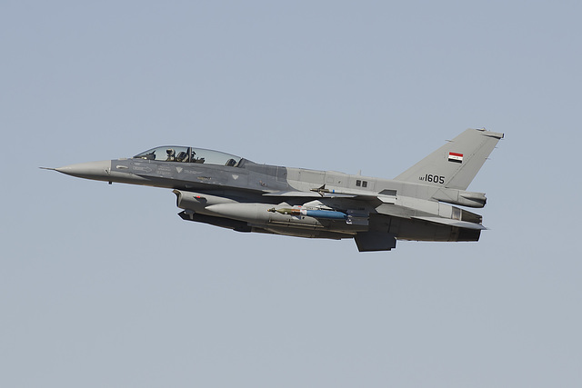 Iraqi Air Force Lockheed Martin F-16D Fighting Falcon 1605 (12-0020)