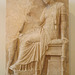 Grave Stele from Thespiae of a Young Woman in the National Archaeological Museum in Athens, May 2014