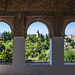 Vista de la Alhambra desde los jardines del Generalife