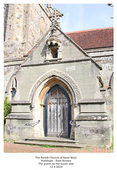 St Mary's Church porch Hailsham 13 4 2024