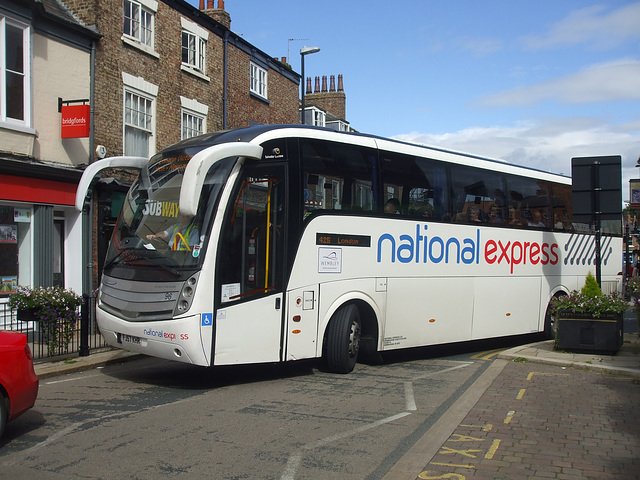 DSCF1422 National Express Ltd FJ57 KHR on hire to Jim Hughes Coaches - 29 Aug 2015